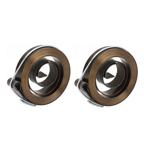 Universal Drill Press Quill Feed Return Coil Spring Set Plated Steel For Horizontal And Vertical Bench Drills 2 Pack