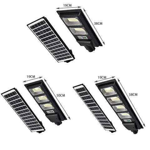 JUDYSSY Solar Lights Outdoor Led Solar Powered Motion Sensor Light Waterproof Solar Flood Light 19CM width 38CM height
