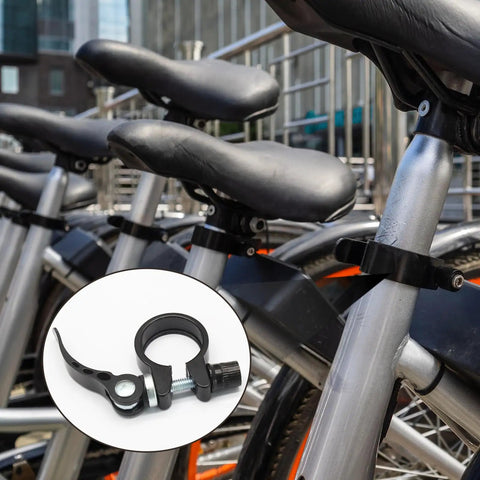 31.8mm Aluminum Bicycle Seat Post Clamp Quick Release Collar Type 1 Hollow Ergonomic Design on road bikes