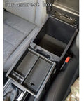 Center Console Organizer Tray For Toyota Tacoma 2016 2017 2018 2019 2020 2021 2022 2023 ABS Material Black Trim in armrest box