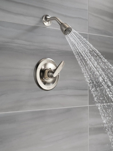 Foundations 13 Series Shower Trim Kit With Single Spray Shower Head Chrome Finish Valve Not Included shower in action