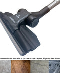 RD 285 Central Vacuum Floor Brush For Carpet And Hardwood Nozzle 11 Inch Ultra Thin Profile Edge To Edge Cleaning Designation Nozzle Only