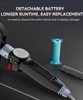 Ultra Slim 3mm Two-Way Articulating Borescope Endoscope Camera With Light showing detachable battery feature