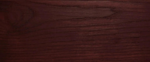 Top Shelf One Coat Wood Stain And Sealer For Thermally Modified Exterior Decking In Bold Black Canyon Red Semi Transparent Color close-up of natural wood grain