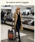 Traveler with Underseat Carry On Luggage With Wheels Lightweight Soft Sided Personal Item Bag For Travel Airline Approved Size