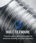 Close-up of Solid M10 Car Brake Bleeder Screw Replacement Kit with heavy-duty zinc-coated carbon steel for durability.