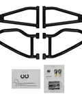 1.5 Inch Black Forward Offset A-Arms For Polaris RZR XP 900 And XP 4 900 Fit Up To 30 Inch Tires, black powder coat