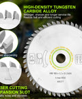 Heavy Duty 160Mm Track Saw Blade 48 Tooth Atb With 20Mm Arbor Knocks It Out On Ts 55 And Hk 55 Models showing high-density tungsten carbide alloy and laser sharpening.