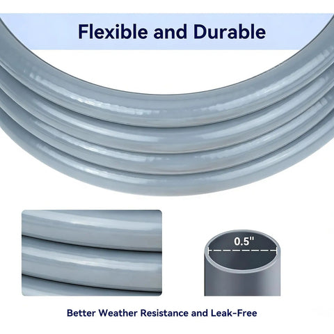 Natural Gas Conversion Kit With Half Inch ID Hose And Quick Connect 60000 BTU Output for flexible and durable hose detail