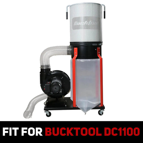 2 Micron Dust Filter Canister Kit For DC1100 Dust Collector, Easy Clean Handle, High Efficiency Filtration That Captures 98 Percent Of Fine Dust, Replacement Filter For Your Shop, Keeps Air Cleaner on DC1100 dust collector.