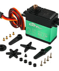 High Torque 360 Degree Continuous Rotation Metal Gear RC Servo For Robots Gimbals Cars And Aircraft 25Kgcm Digital Servo