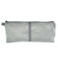 The Original Wand Pouch Storage Case fits most full size wand massagers with plenty of room, shown in grey with zip closure.