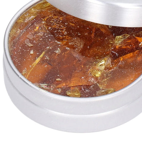 Open tin of High Purity Rosin Soldering Flux Paste for Electronics No Clean 30g Low Smoke No Mess Works Like a Charm