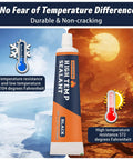 Heavy-Duty High Temperature Silicone Sealant For Ovens And Appliances, 3.38 Fl Oz tube, suitable for extreme temperatures.