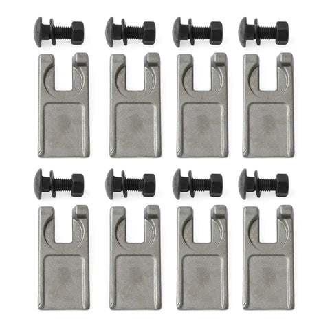 Heavy Duty 40 To 50 Degree Auger Teeth For Rock Drilling And Hard Soil Digging Replacement Parts With Hardware Eight Piece Set