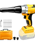 Funnywhale Cordless Electric Rivet Gun Fits Dewalt 20V Max, handheld tool with accessories, metal construction, for auto repair and workshops.