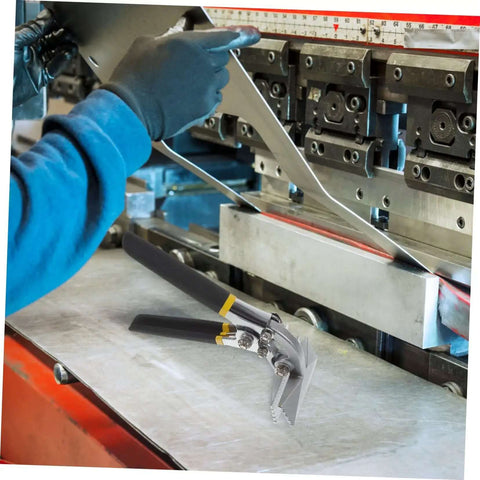 Metal Bender Hand Seamer Tool Plier For HVAC Non Slip Handle Beefy Bending Pliers on industrial machine
