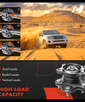 Rear Wheel Bearing And Hub Assembly 5 Lug Compatible For Nissan Altima 2002 2006 Maxima 2004 2008 Quest 2004 2009 High Load Ball Bearing in desert setting