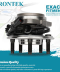 4WD Front Wheel Bearing And Hub Assembly 515003 Fits Ford Explorer 1995 To 2001 Explorer Sport 2001 To 2003 Explorer Sport Trac