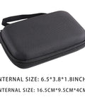 Hard EVA Carrying Case For Infrared Imagers And FLIR Thermal Cameras Fits C5 C8 C3 X And HSFTOOLS HP96 Protective Shell with dimensions