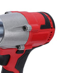 Close-up of Cordless Electric Metal Shears With 360 Degree Rotating Head Cordless Variable Speed Cutting for precise metal cutting.