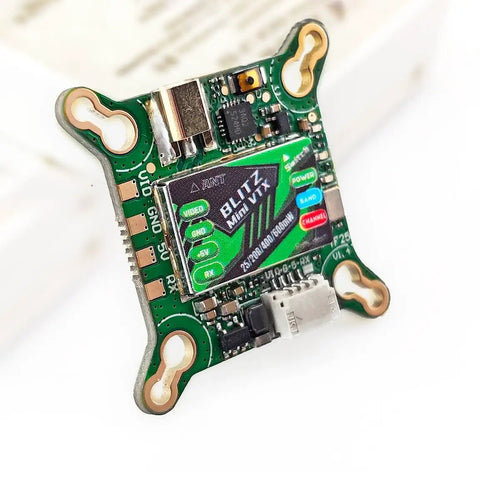 Blitz Mini Force 5.8GHz FPV VTX Analog Transmitter 25mW To 600mW Switchable Power, 29mm Square, Micro Build Component