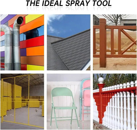 Heavy Duty Electrostatic Powder Coating Gun With Foot Control And Double Powder Cups For A Dang Tough Metal Finish on colorful surfaces and furniture.