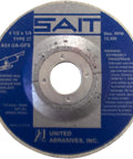 Professional Grade Heavy Duty Type 27 Cotton Fiber Grinding Wheels A54 Grit Zero Clog Latex Blend For Aggressive Weld Blending And Smooth Metal Prep Safe On Aluminum And Steel 10 Pack with blue label on surface.