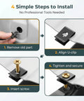 All In One 170 Piece Car Screw And U Clip Kit With Metal Fasteners For Dash And Door Panels installation steps