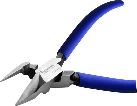 Fast Zip Tie Cutter For 0.31-Inch Ties, 6-Inch Diagonal Cutter with blue handles on white background