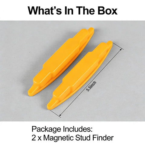 Dead Simple Magnetic Stud Finder Set For Locating Screws And Nails In Drywall Walls Quick Wall Metal Detection Tool For Tight Fits And Easy Home Reno Projects No Sweat Precision Mounting Aid