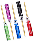 Must Have RC Hex Driver Set for Tiny Builds with 5 Piece Allen Key Kit featuring 0.9mm to 2.0mm sizes and aluminum handles