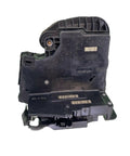 Straight Swap Power Door Lock Actuator For 15 To 24 Cadillac Chevrolet Gmc Rear Left Driver Side direct fit replacement unit close-up.