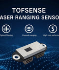 Front view of F2 Mini Dope LiDAR Sensor For Drones And Robots, Ultra Compact 0.02-7.8m Range, High Precision ToF Distance Measurement With UART I2C IO, Obstacle Avoidance Ready, Lightweight Micro Drone Accessory.