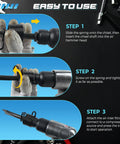 Assembly instructions for 150mm Air Hammer Kit With Four Chisels Pneumatic Chisel Set 4500 BPM Power Heavy Duty Aluminum Body