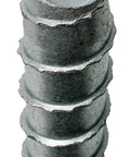 Close-up of Heavy Duty Screw Anchor For Concrete 5/8 Inch X 6 Inch Titen HD Hex Washer Head Zinc Plated showing thread detail