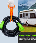 Long 50 Foot 4 Prong Dryer Extension Cord Built Tough NEMA 14 30P To NEMA 14 30R 30 Amp STW 10 AWG Four Conductor Power Cord