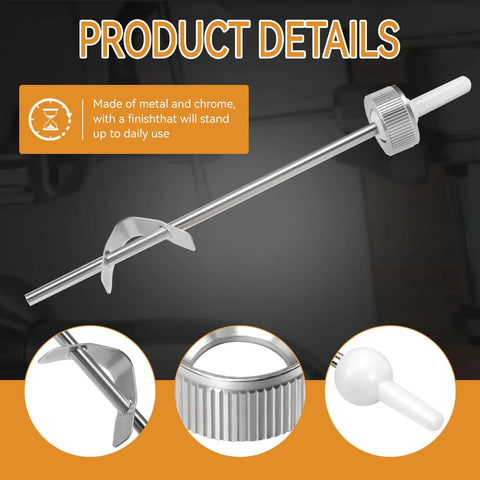 Rock Solid Stainless Steel Pivot Rod Kit And Clip Assembly 12689 Replacement Part For Moen Bathroom Sink Pop Up Drain Stopper With Smooth Lift Rod Action And Zero Fuss Diy Install