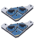 Heavy Duty 50KG Magnetic Welding Clamp With Double Layer Galvanized Steel, 90-degree angle set of 2 for precise alignment.