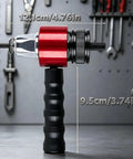 Electric Rivet Gun Adapter Kit M3 To M8 Quick Change Blind Riveter with ergonomic red and black handle, 12.1cm x 9.5cm size