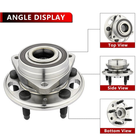 Front And Rear Wheel Hub Bearing Assembly For 2013 2015 Chevy Malibu 2014 2017 Chevy Impala 2010 2017 Equinox GMC Terrain