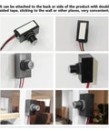 Exterior Dusk To Dawn Photocell Sensor With Auto On Off For Outdoor Lights Photoelectric Control Switch installed in various views