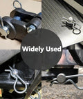 20 Pack R Clips Hitch Pins For Trailers Stainless Steel M3 By 60mm Retaining Cotter Pins Spring Clips installed on various equipment