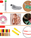 All In One Soldering Gear Kit with solder wire, solder wick, and heat shrink tubing for DIY electronics projects