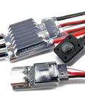 AM32 40A Crawler ESC With 5.2 To 8.2V BEC and wiring, shown with RhinoEsc board for rock crawling performance.