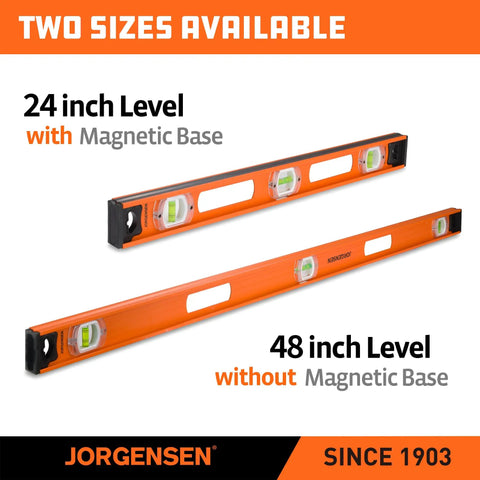 Big Time Pro Grade 24 Inch Magnetic I Beam Level Boasting Rock Solid V Groove Base For Snappy Layout Jobs On Pipes And Metal Panels Multi Angle Bubble Vials Ensure Plumb Perfection Without Any Hiccups Every Time You Hit The Job Site