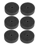 Six Pack Nylon Polishing Wheel Discs With 10Mm Hole perfect for wood metal and furniture buffing tasks, heavy-duty synthetic nylon.