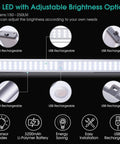 78 LED Closet Lights 16 Inch Under Cabinet Motion Activated USB Rechargeable Night Light features and details.