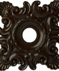 Decorative Ceiling Medallion 18 Inch Bronze, Modeled After Original Historical Patterns And Designs, Lightweight, Deep Relief