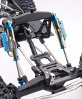 Installed Blue 125mm Dope Simulated Negative Pressure Damper Shock Absorber For RC Crawler UT4 TRX4 RR10 Wraith DIY Upgrade